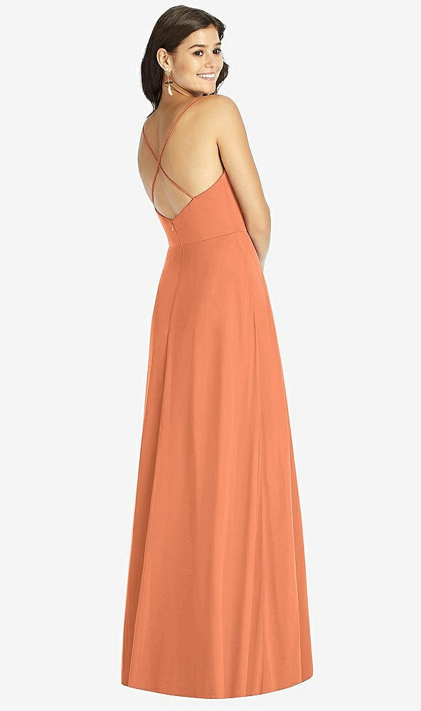 【NEW】【STYLE: TH007】クロス クロス 背面 a-line maxi ドレス【COLOR: Sweet Melon】【SIZE: 00-30W】