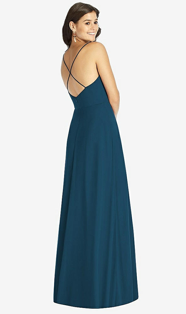【NEW】【STYLE: TH007】クロス クロス 背面 a-line maxi ドレス【COLOR: Atlantic Blue】【SIZE: 00-30W】