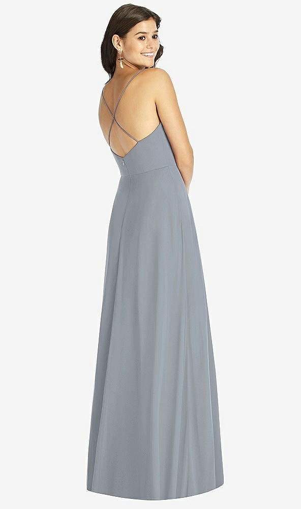 【NEW】【STYLE: TH007】クロス クロス 背面 a-line maxi ドレス【COLOR: Platinum】【SIZE: 00-30W】