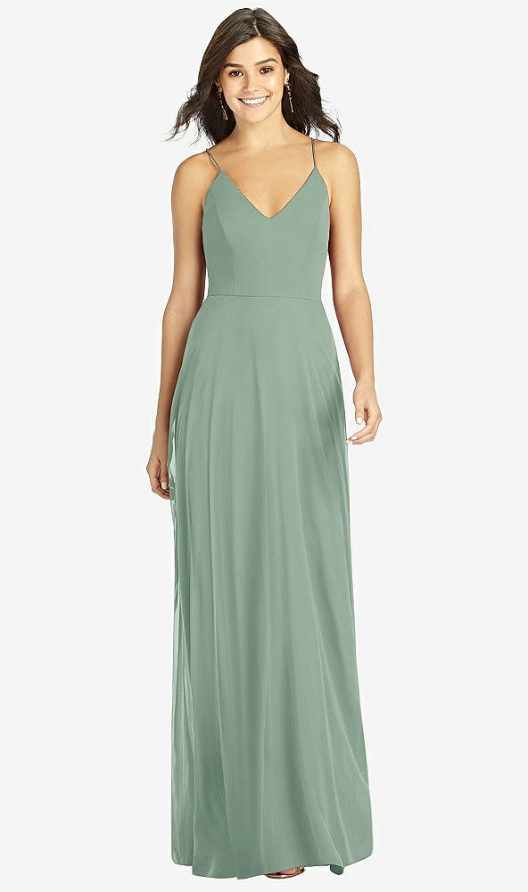 【STYLE: TH007】Criss Cross Back A-Line Maxi Dress【COLOR: Seagrass】
