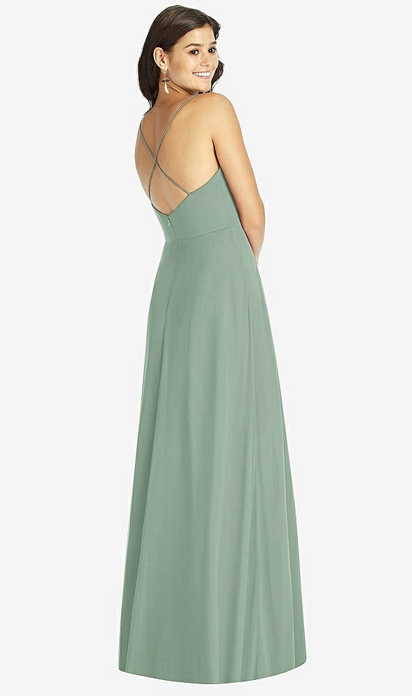 【STYLE: TH007】Criss Cross Back A-Line Maxi Dress【COLOR: Seagrass】