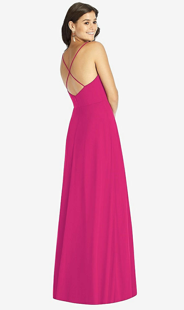 【NEW】【STYLE: TH007】クロス クロス 背面 a-line maxi ドレス【COLOR: Think Pink】【SIZE: 00-30W】