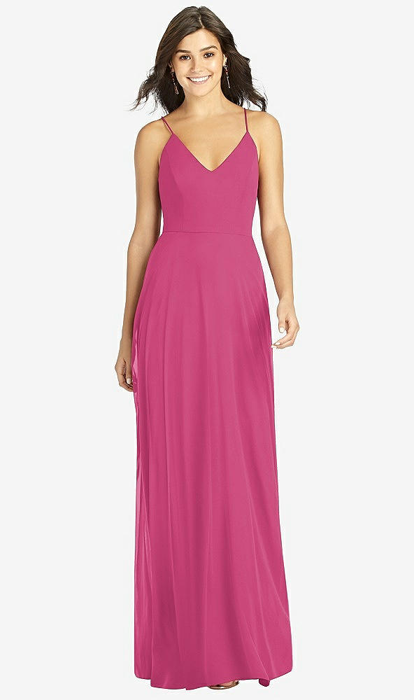 【NEW】【STYLE: TH007】クロス クロス 背面 a-line maxi ドレス【COLOR: Tea Rose】【SIZE: 00-30W】