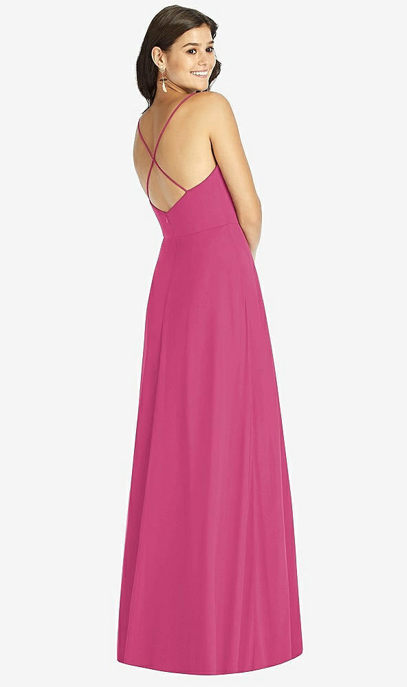 【NEW】【STYLE: TH007】クロス クロス 背面 a-line maxi ドレス【COLOR: Tea Rose】【SIZE: 00-30W】