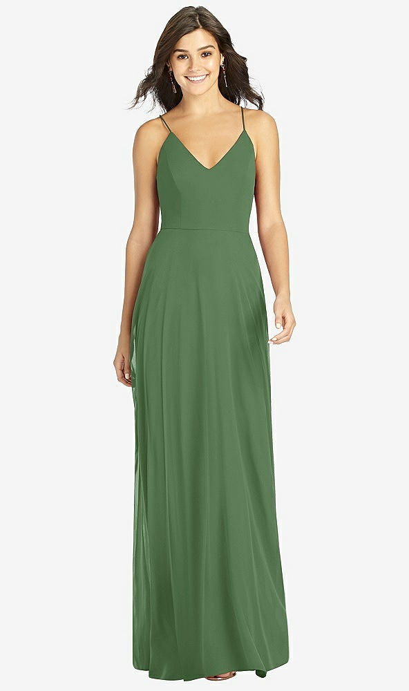 【STYLE: TH007】Criss Cross Back A-Line Maxi Dress【COLOR: Vineyard Green】