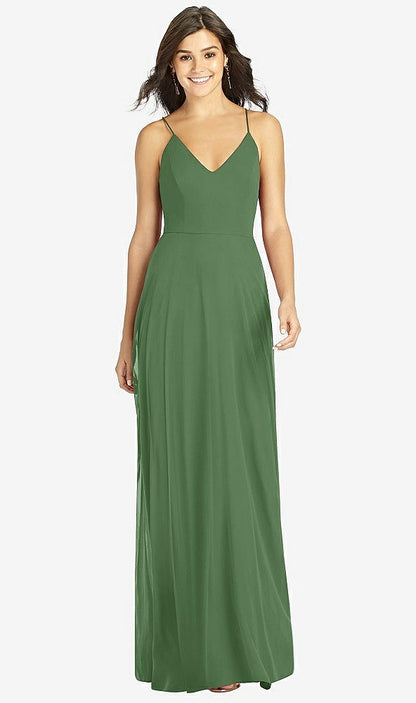 【STYLE: TH007】Criss Cross Back A-Line Maxi Dress【COLOR: Vineyard Green】