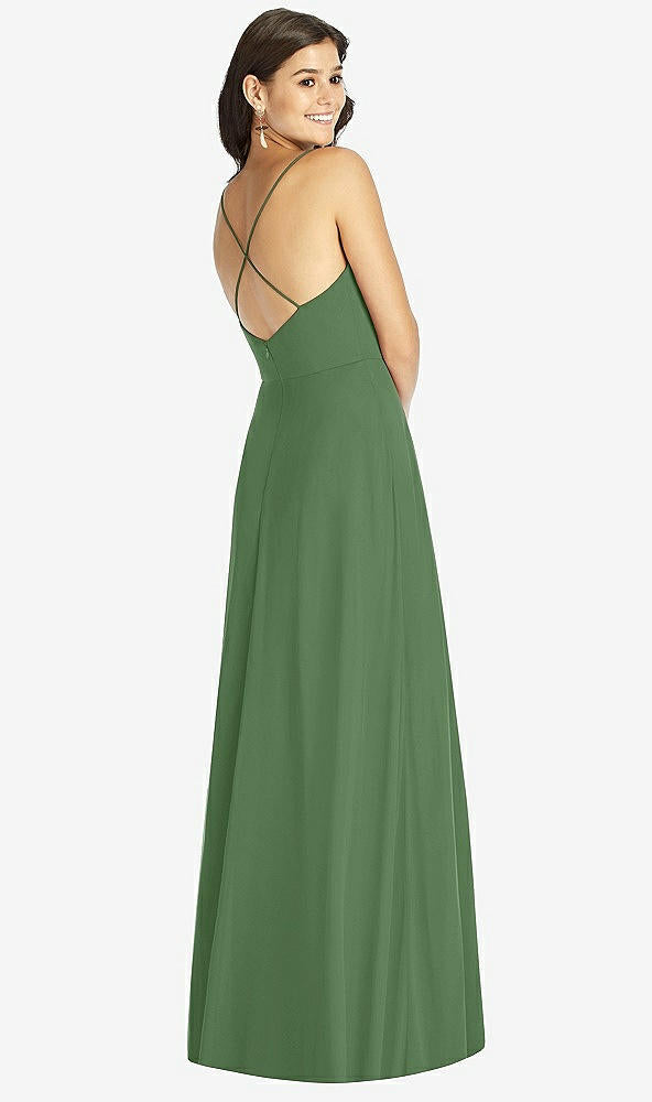 【STYLE: TH007】Criss Cross Back A-Line Maxi Dress【COLOR: Vineyard Green】