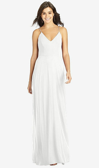 【STYLE: TH007】Criss Cross Back A-Line Maxi Dress【COLOR: White】
