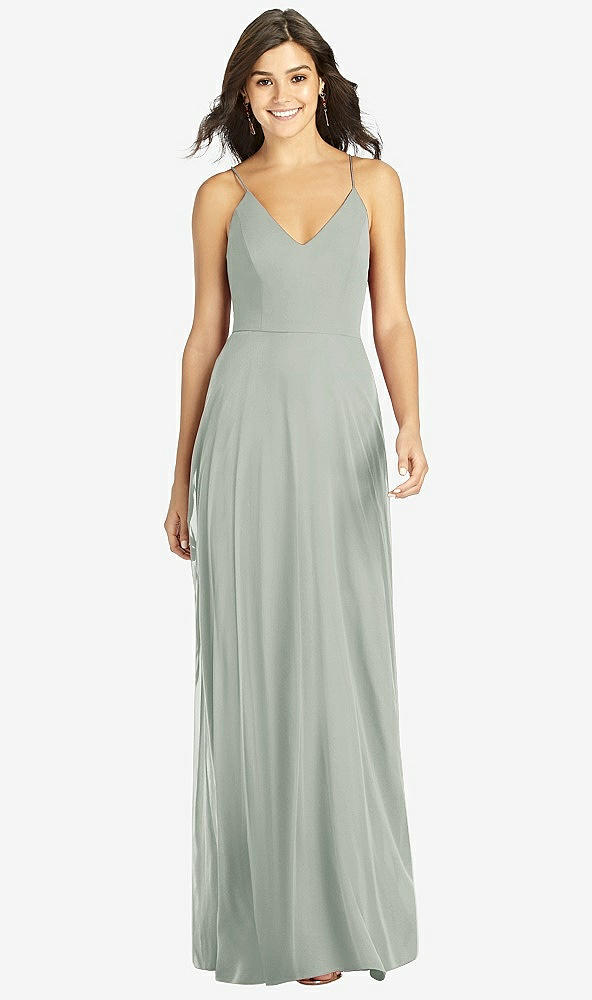 【NEW】【STYLE: TH007】クロス クロス 背面 a-line maxi ドレス【COLOR: Willow Green】【SIZE: 00-30W】