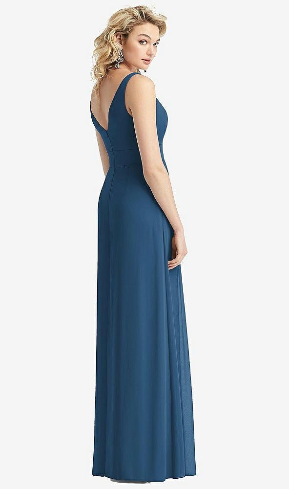 【NEW】【STYLE: 1519】ノースリーブ プリーツ スカート マキシ ドレス ポケット付き【COLOR: Dusk Blue】【SIZE: 00-30W】