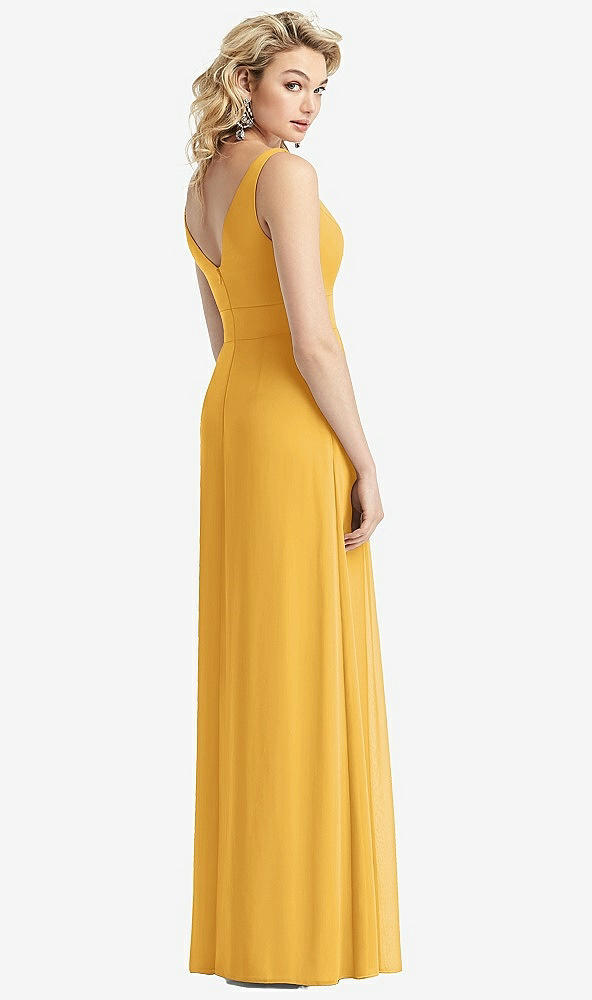 【NEW】【STYLE: 1519】ノースリーブ プリーツ スカート マキシ ドレス ポケット付き【COLOR: NYC Yellow】【SIZE: 00-30W】