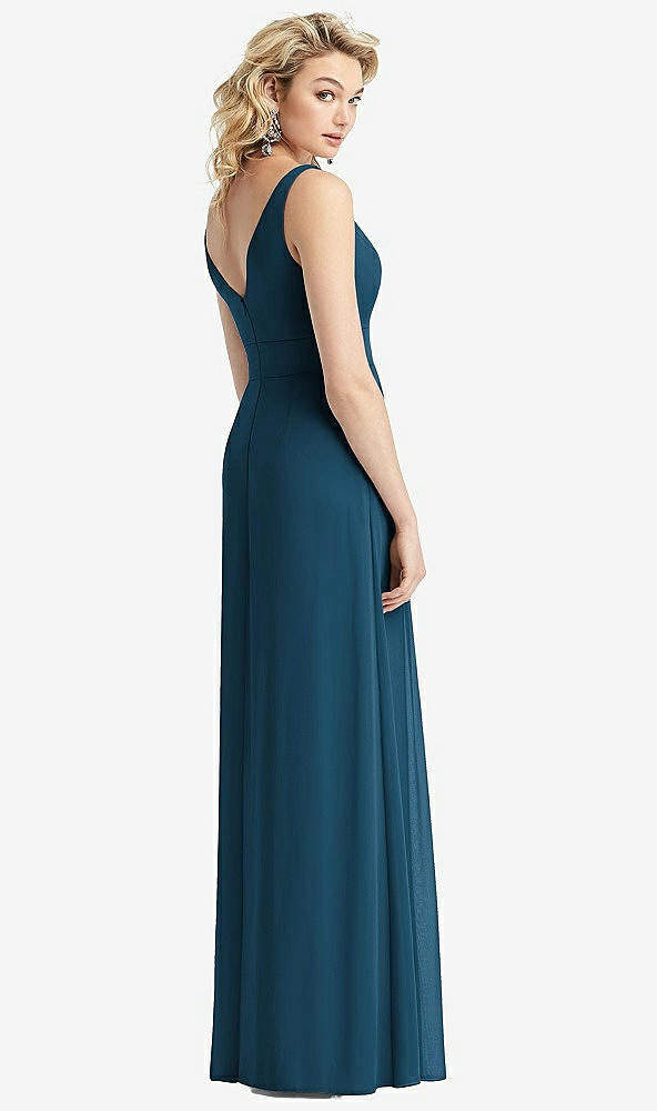 【NEW】【STYLE: 1519】ノースリーブ プリーツ スカート マキシ ドレス ポケット付き【COLOR: Atlantic Blue】【SIZE: 00-30W】