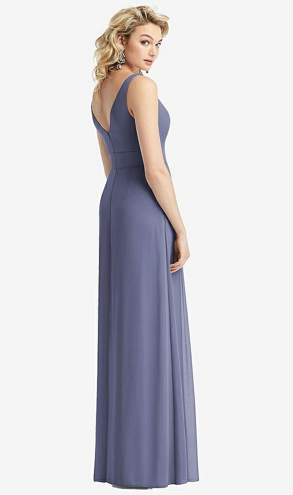 【NEW】【STYLE: 1519】ノースリーブ プリーツ スカート マキシ ドレス ポケット付き【COLOR: French Blue】【SIZE: 00-30W】