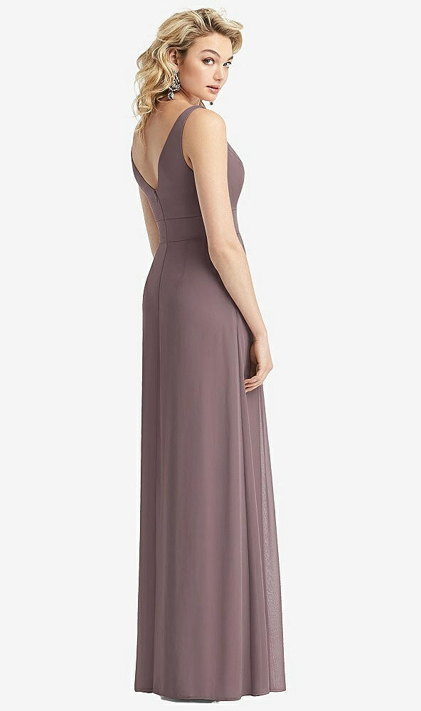 【STYLE: 1519】Sleeveless Pleated Skirt Maxi Dress with Pockets【COLOR: French Truffle】