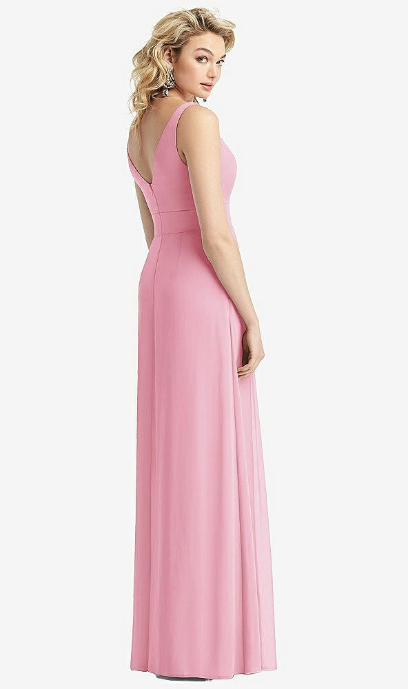【STYLE: 1519】Sleeveless Pleated Skirt Maxi Dress with Pockets【COLOR: Peony Pink】