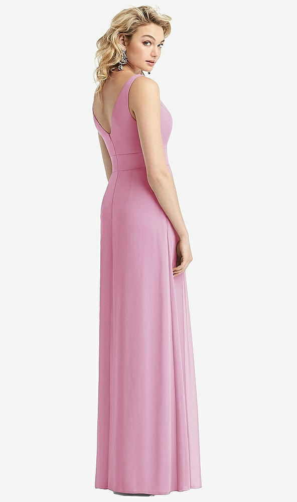 【STYLE: 1519】Sleeveless Pleated Skirt Maxi Dress with Pockets【COLOR: Powder Pink】