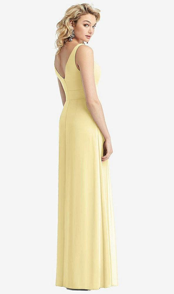 【NEW】【STYLE: 1519】ノースリーブ プリーツ スカート マキシ ドレス ポケット付き【COLOR: Pale Yellow】【SIZE: 00-30W】
