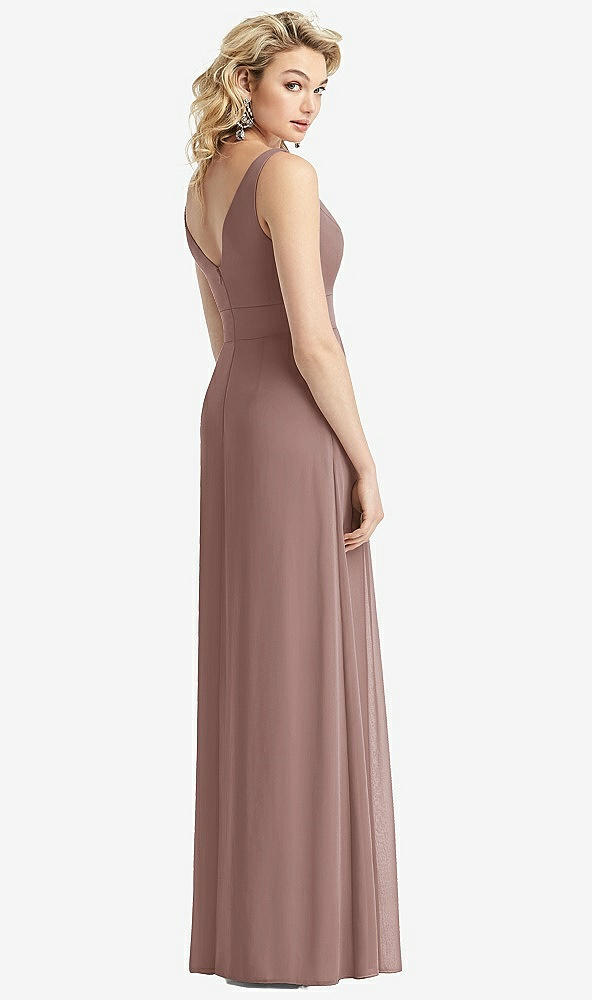 【STYLE: 1519】Sleeveless Pleated Skirt Maxi Dress with Pockets【COLOR: Sienna】