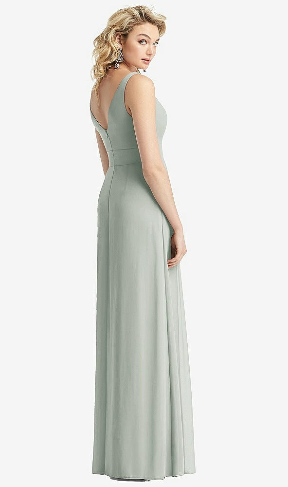 【STYLE: 1519】Sleeveless Pleated Skirt Maxi Dress with Pockets【COLOR: Willow Green】