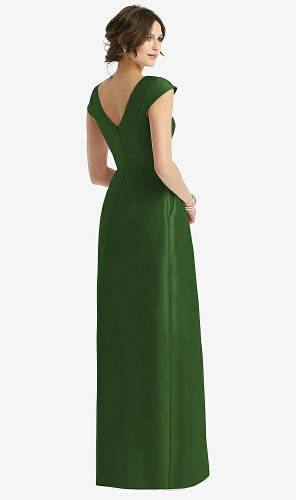 【NEW】【STYLE: D767】キャップ 袖 プリーツ スカート ドレス ポケット付き【COLOR: Celtic】【SIZE: 00-30W】