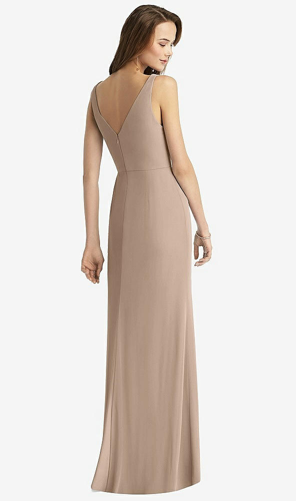【STYLE: TH016】Sleeveless V-Back Long Trumpet Gown【COLOR: Topaz】