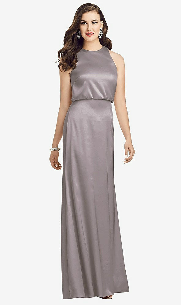 【NEW】【STYLE: 3055】ノースリーブ ブルーソン ボディス トランペット ガウン【COLOR: Cashmere Gray】【SIZE: 00-30W】