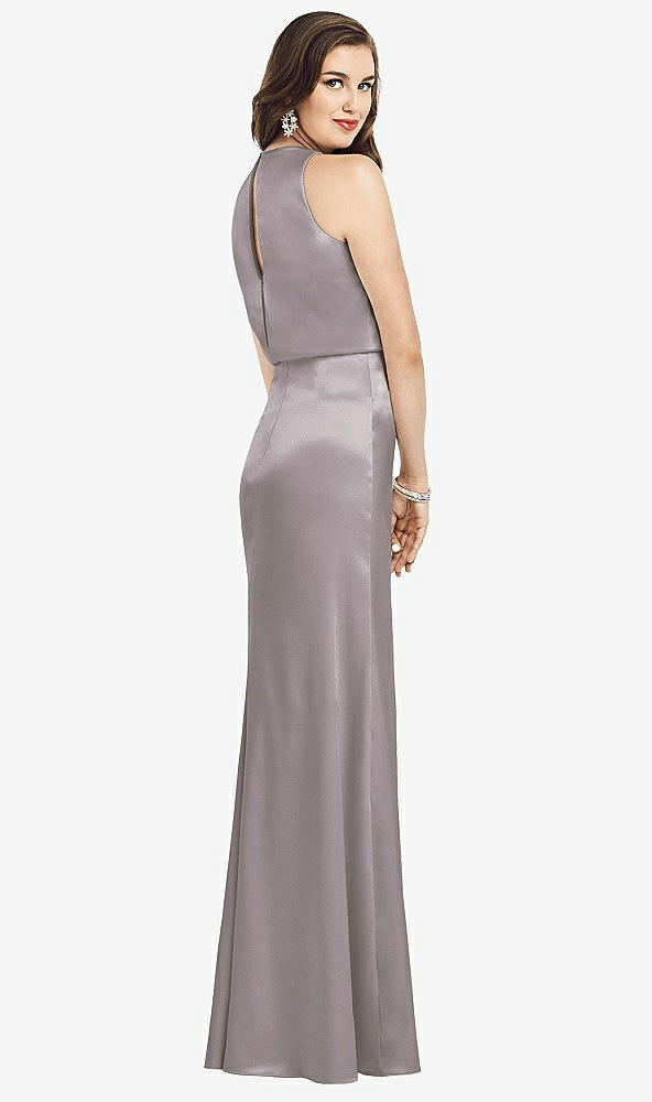 【NEW】【STYLE: 3055】ノースリーブ ブルーソン ボディス トランペット ガウン【COLOR: Cashmere Gray】【SIZE: 00-30W】