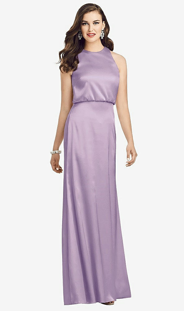 【STYLE: 3055】Sleeveless Blouson Bodice Trumpet Gown【COLOR: Pale Purple】