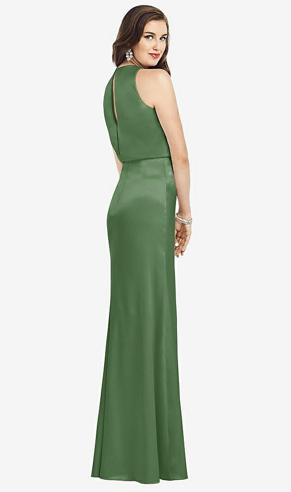【STYLE: 3055】Sleeveless Blouson Bodice Trumpet Gown【COLOR: Vineyard Green】