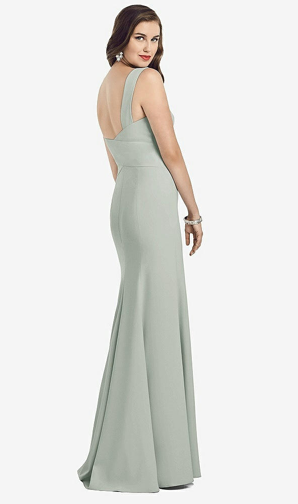 【STYLE: 3060】Sleeveless Seamed Bodice Trumpet Gown【COLOR: Willow Green】