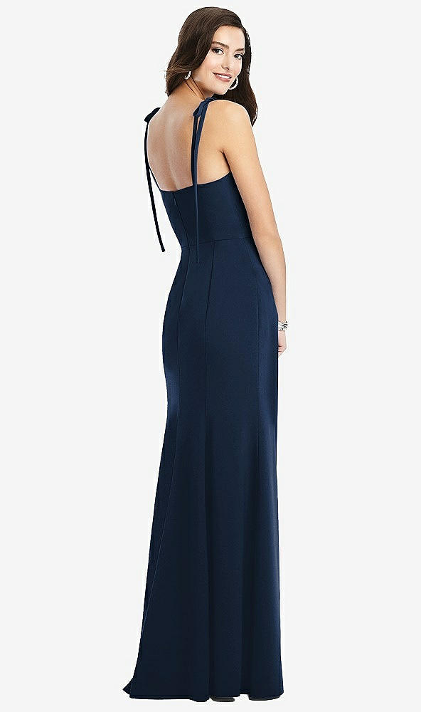 【NEW】【STYLE: 3070】Bustier CREPE ガウン 調整可能 弓 ストラップ【COLOR: Midnight Navy】【SIZE: 00-30W】