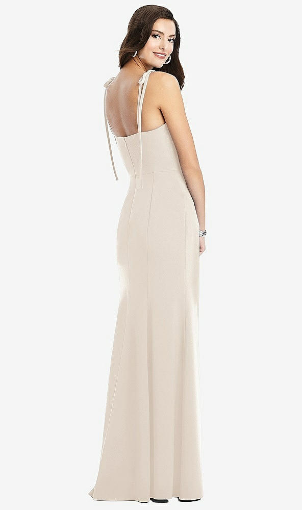 【NEW】【STYLE: 3070】Bustier CREPE ガウン 調整可能 弓 ストラップ【COLOR: Oat】【SIZE: 00-30W】