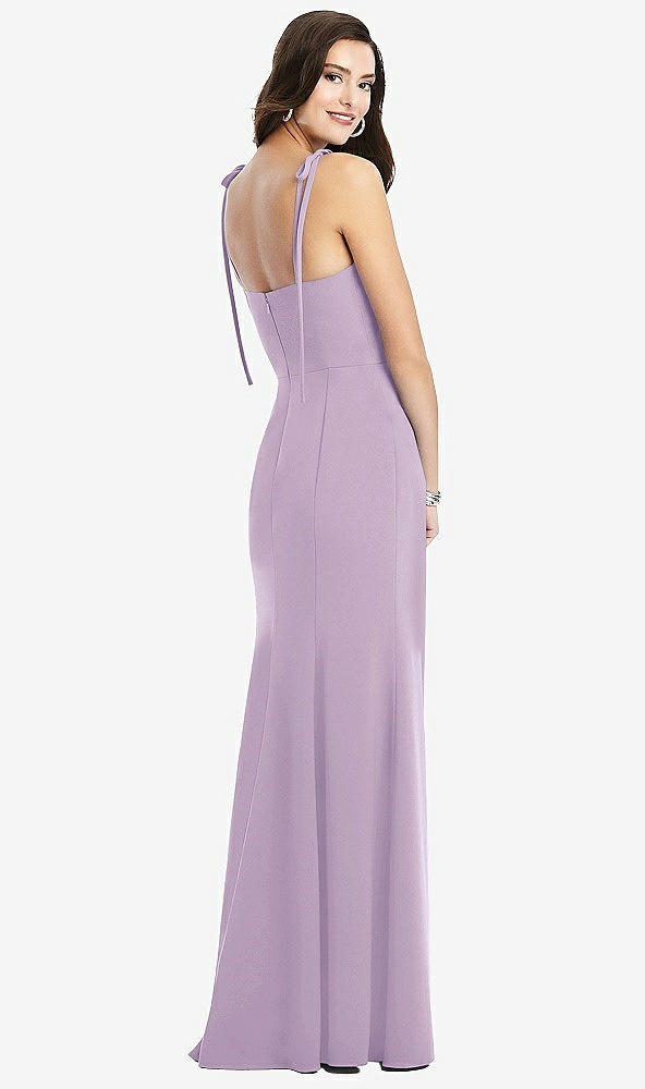 【NEW】【STYLE: 3070】Bustier CREPE ガウン 調整可能 弓 ストラップ【COLOR: Pale Purple】【SIZE: 00-30W】