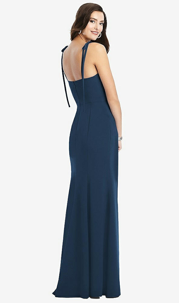 【NEW】【STYLE: 3070】Bustier CREPE ガウン 調整可能 弓 ストラップ【COLOR: Sofia Blue】【SIZE: 00-30W】