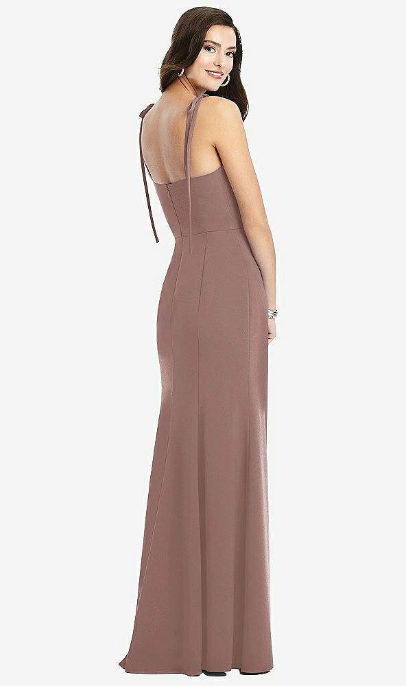 【NEW】【STYLE: 3070】Bustier CREPE ガウン 調整可能 弓 ストラップ【COLOR: Sienna】【SIZE: 00-30W】