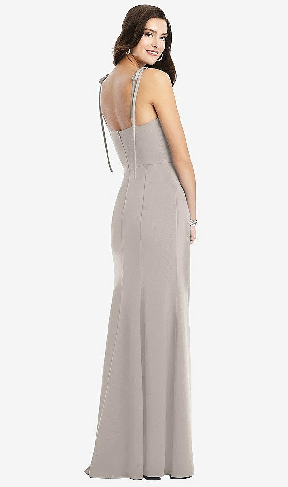 【NEW】【STYLE: 3070】Bustier CREPE ガウン 調整可能 弓 ストラップ【COLOR: Taupe】【SIZE: 00-30W】