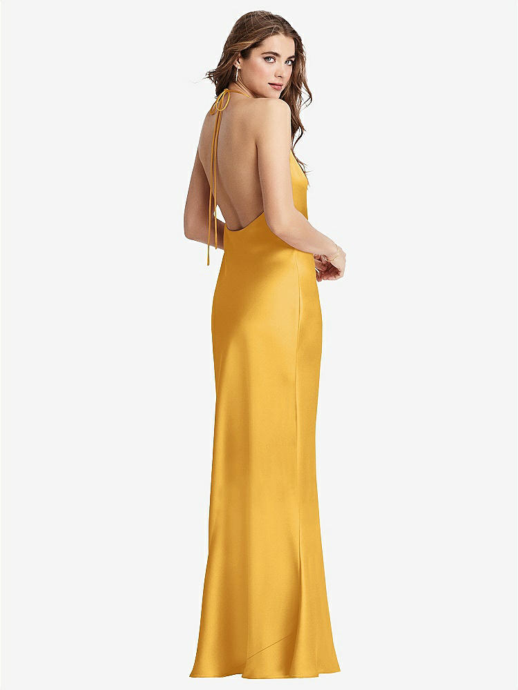 【NEW】【STYLE: LB002】カウルネック コンバーチブル マキシ スリップ ドレス  -  リース【COLOR: NYC Yellow】【SIZE: 00-30W】