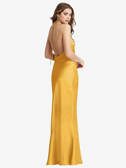 【NEW】【STYLE: LB002】カウルネック コンバーチブル マキシ スリップ ドレス  -  リース【COLOR: NYC Yellow】【SIZE: 00-30W】