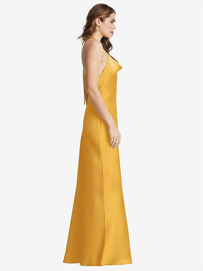 【NEW】【STYLE: LB002】カウルネック コンバーチブル マキシ スリップ ドレス  -  リース【COLOR: NYC Yellow】【SIZE: 00-30W】