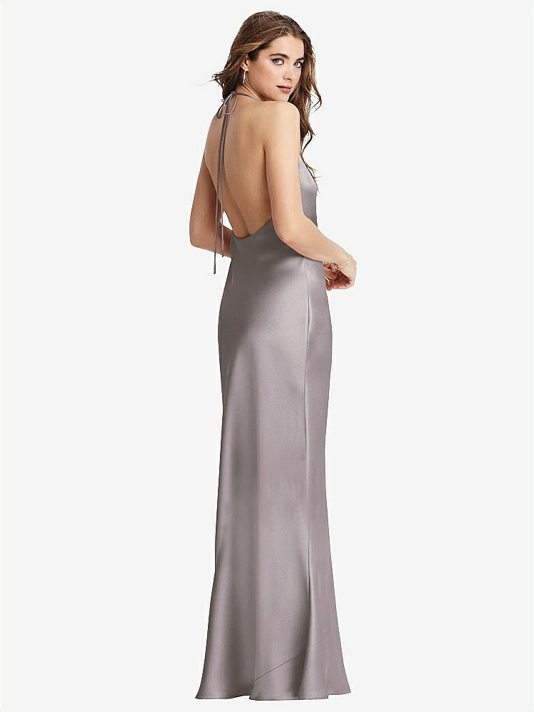 【NEW】【STYLE: LB002】カウルネック コンバーチブル マキシ スリップ ドレス  -  リース【COLOR: Cashmere Gray】【SIZE: 00-30W】