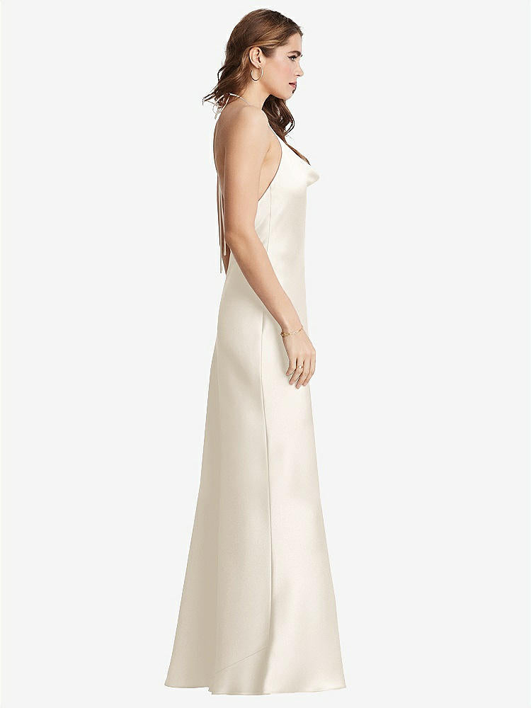 【STYLE: LB002】Cowl-Neck Convertible Maxi Slip Dress - Reese【COLOR: Ivory】