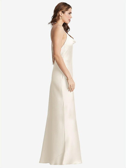 【STYLE: LB002】Cowl-Neck Convertible Maxi Slip Dress - Reese【COLOR: Ivory】