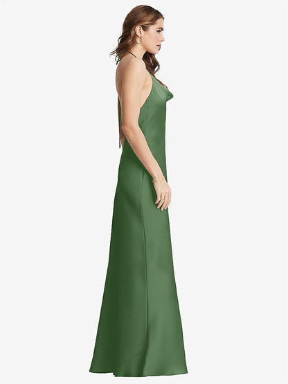 【STYLE: LB002】Cowl-Neck Convertible Maxi Slip Dress - Reese【COLOR: Vineyard Green】