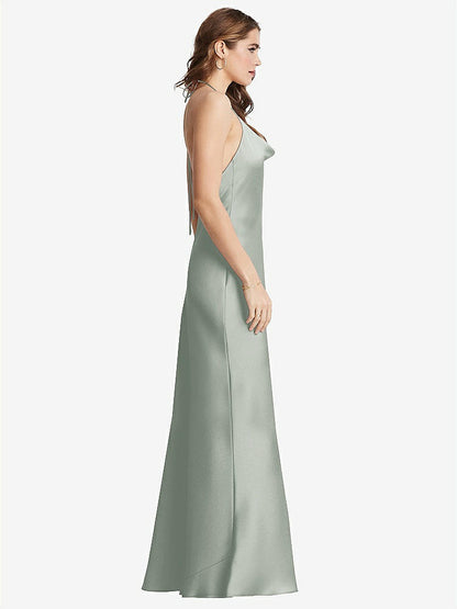 【STYLE: LB002】Cowl-Neck Convertible Maxi Slip Dress - Reese【COLOR: Willow Green】