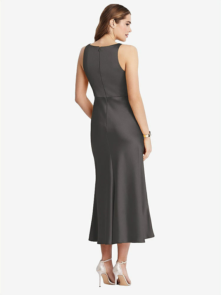 【NEW】【STYLE: LB003】カウルネック MIDI タンク ドレス  -  ESME【COLOR: Caviar Gray】【SIZE: 00-30W】