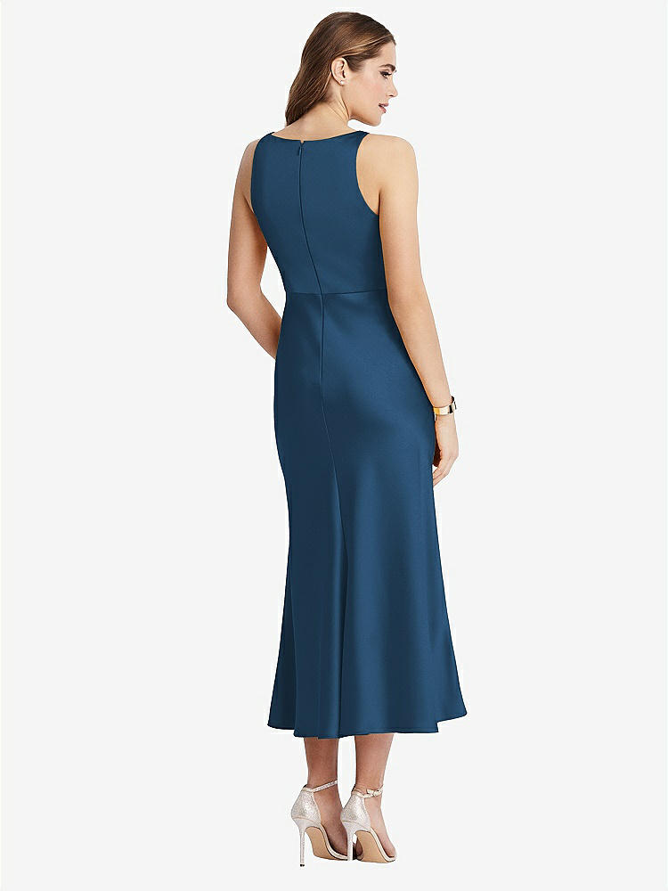 【NEW】【STYLE: LB003】カウルネック MIDI タンク ドレス  -  ESME【COLOR: Dusk Blue】【SIZE: 00-30W】