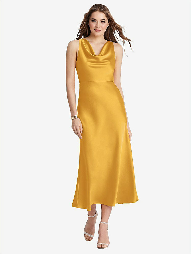 【NEW】【STYLE: LB003】カウルネック MIDI タンク ドレス  -  ESME【COLOR: NYC Yellow】【SIZE: 00-30W】