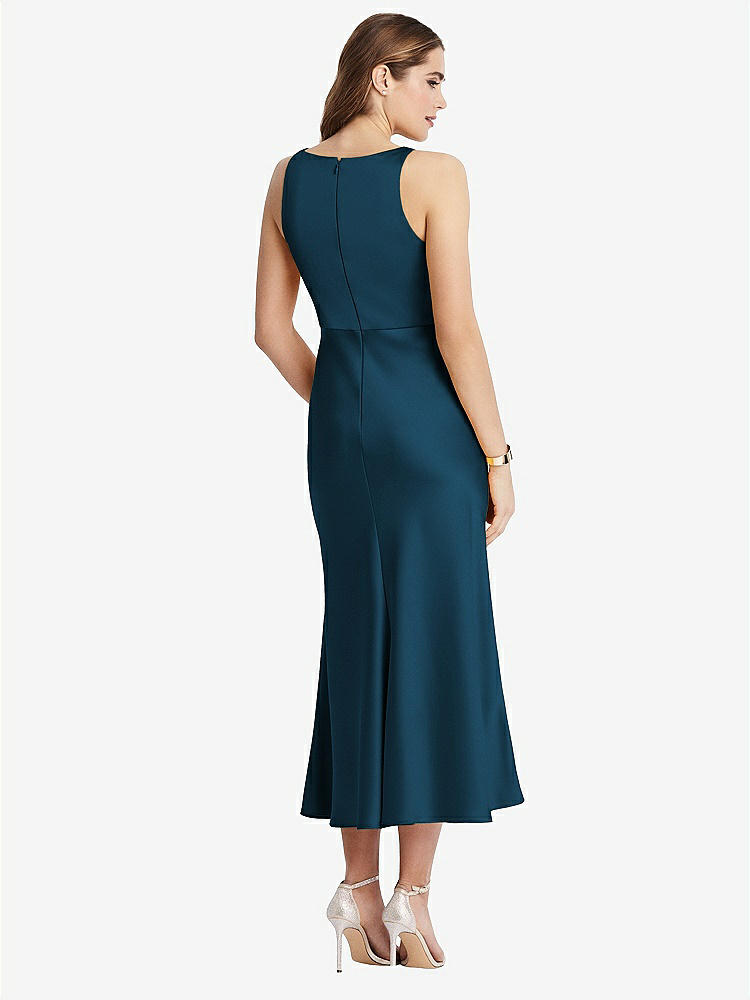【NEW】【STYLE: LB003】カウルネック MIDI タンク ドレス  -  ESME【COLOR: Atlantic Blue】【SIZE: 00-30W】