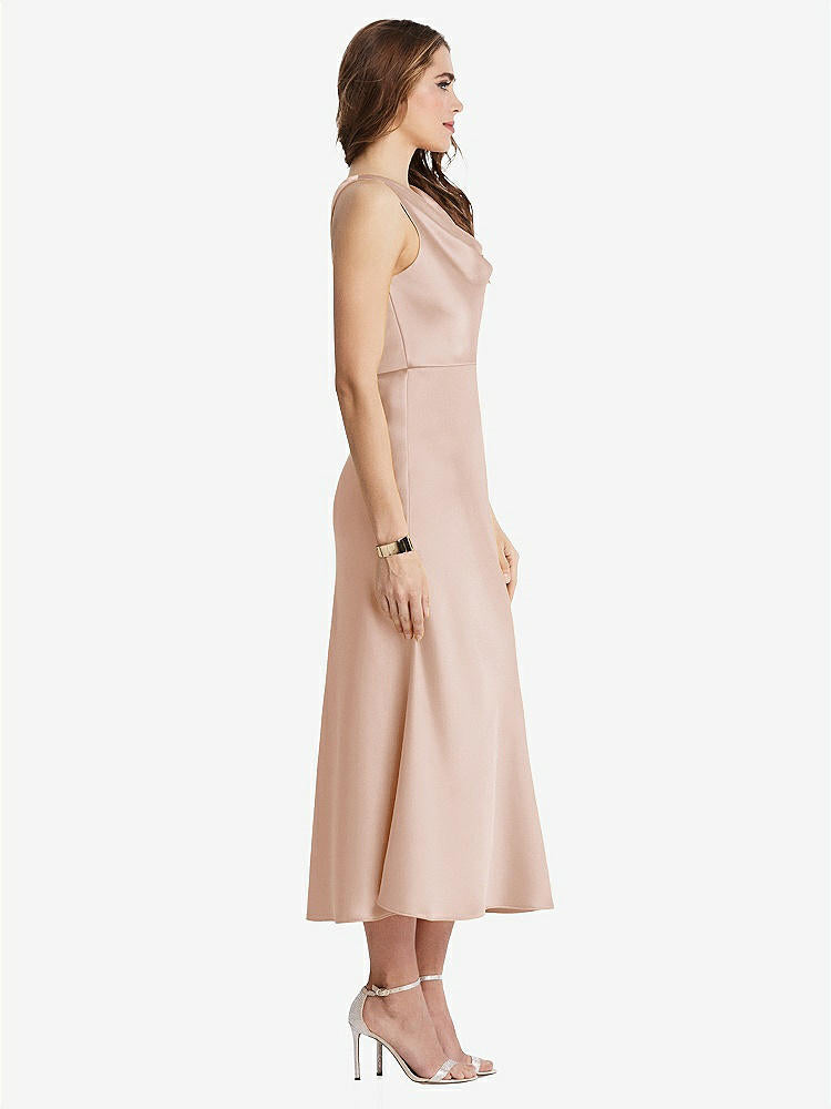 【NEW】【STYLE: LB003】カウルネック MIDI タンク ドレス  -  ESME【COLOR: Cameo】【SIZE: 00-30W】
