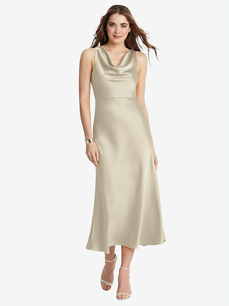 【NEW】【STYLE: LB003】カウルネック MIDI タンク ドレス  -  ESME【COLOR: Champagne】【SIZE: 00-30W】